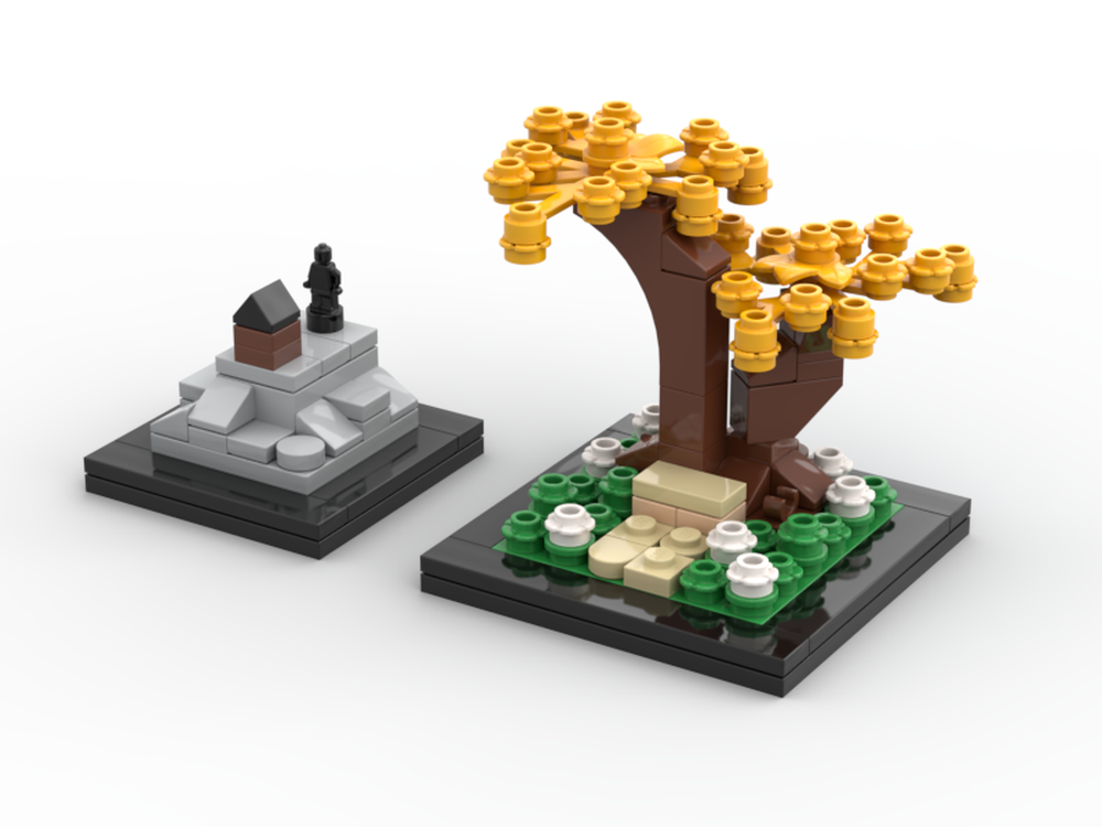 Lego Ghost of Tsushima fox den and Inari shrine
