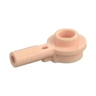 Plate Special Round 1 x 1 with Hollow Stud and Horizontal Bar 1L / Light Nougat