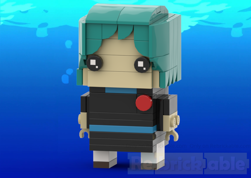 Lego Fuuka Yamagishi BrickHead - Persona 3