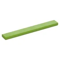 Tile 1 x 8 with Groove / Lime
