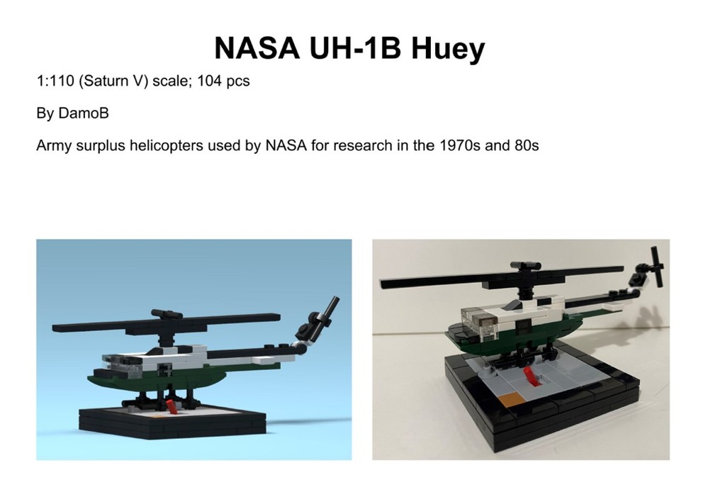 Lego DamoB's NASA Bell UH-1B Huey