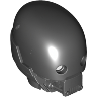 Lego Large Figure Head K-2SO with Silver Scratches print / Black