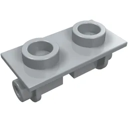 Hinge Brick 1 x 2 Top Plate Thin / Light Bluish Gray