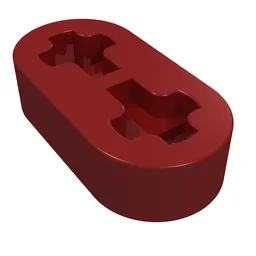 Technic Beam 1 x 2 Thin / Dark Red