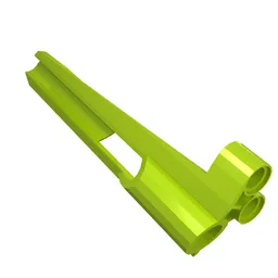 Technic Panel Fairing # 7 Small Long, Large Hole, Side A / Lime