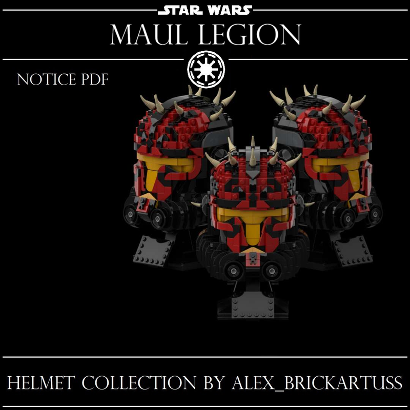 Lego Helmet Legion Maul