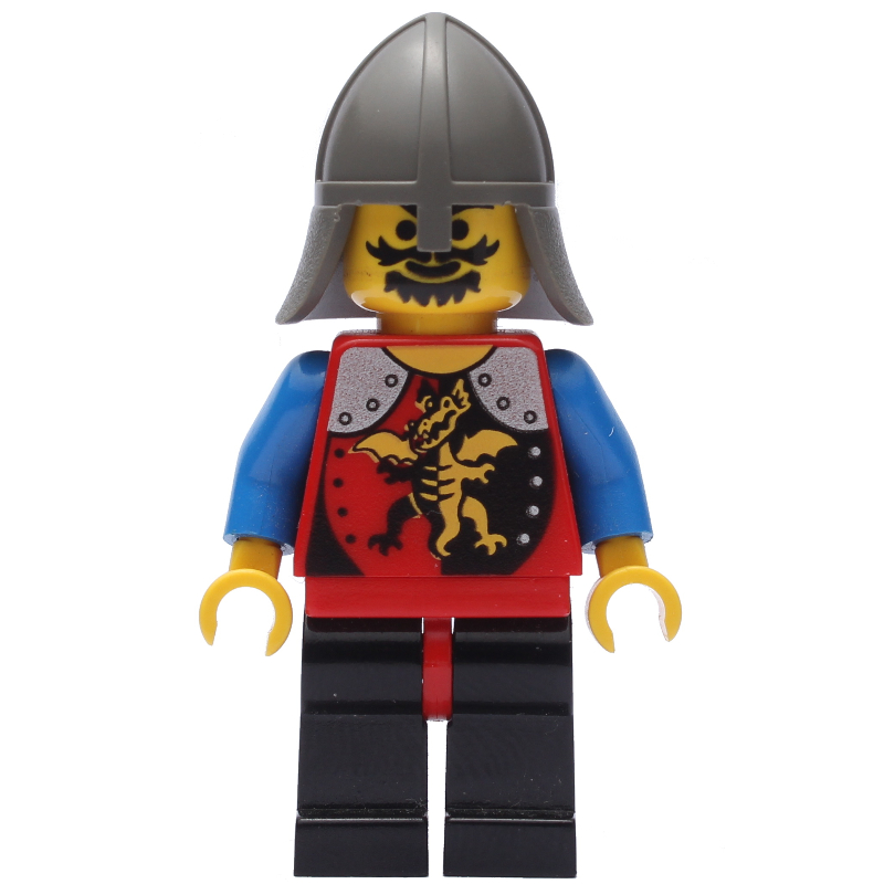 Lego Knight (Dragon Knights) - Black Legs, Neck-Protector