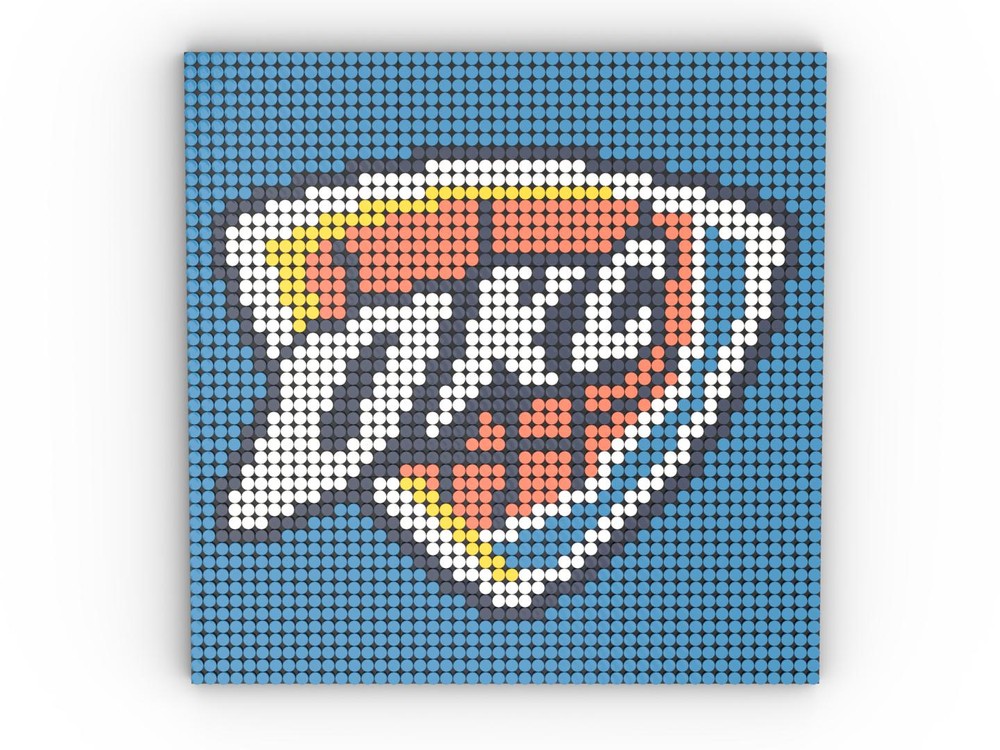 Lego Oklahoma City Thunder Logo