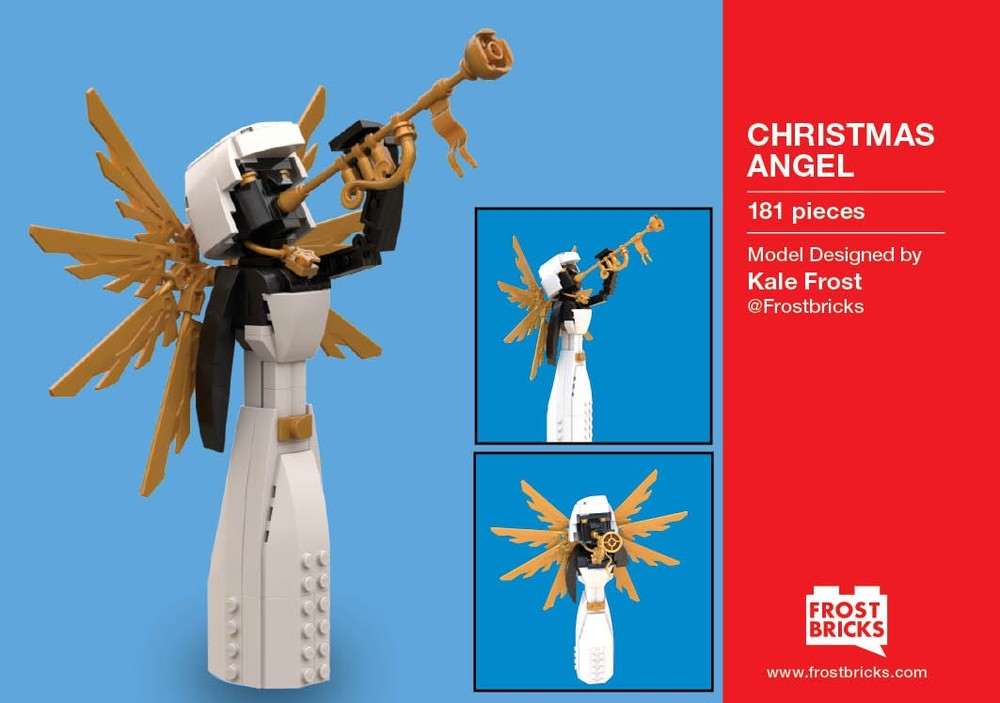 Lego Christmas Angel (Tree Topper)