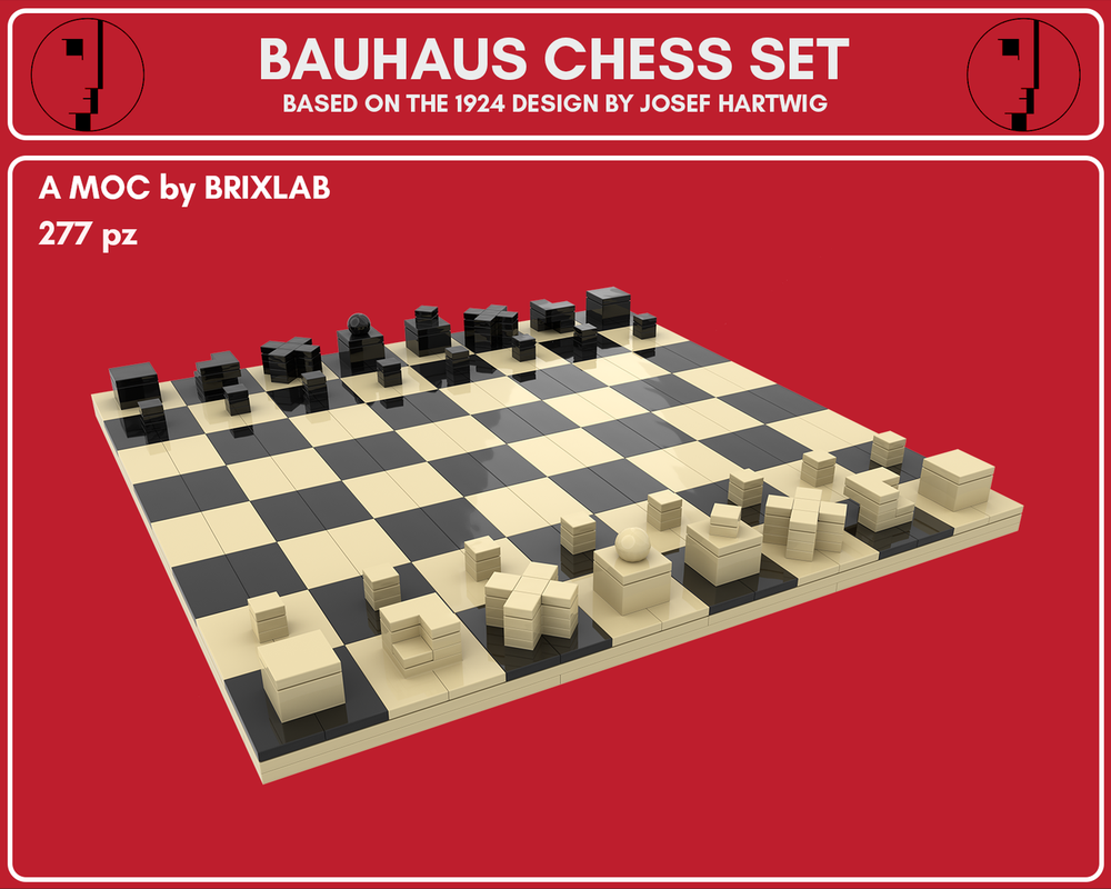 Lego Bauhaus Chess Set