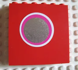 Brick 1 x 6 x 5 with Small Mirror Pattern (Sticker) - Set 230-1