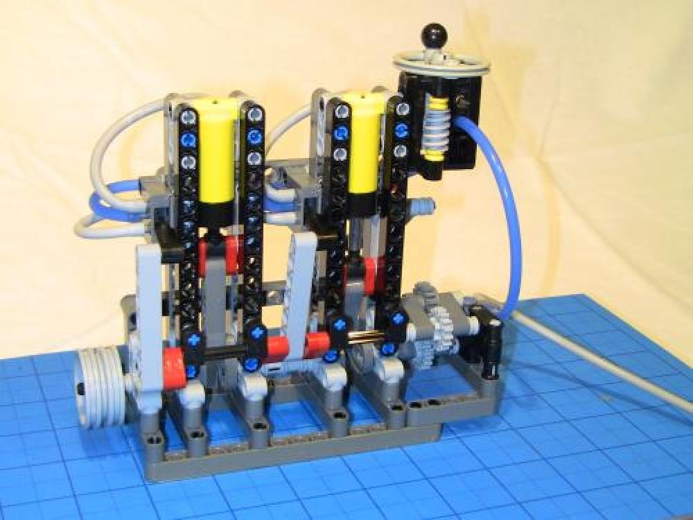 Lego Pneumatic Launch Engine
