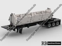 Side Tipper Semitrailer for 42054 Mack Anthem