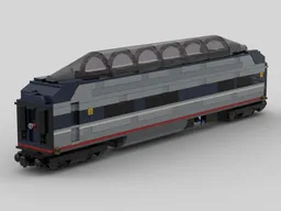 North American Passenger Train Amtrak Dome Car #2 of 4