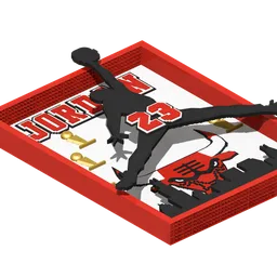 Michael Jordan Tribute Shadowbox