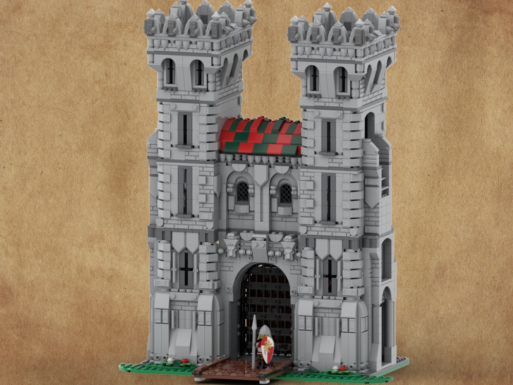 Lego Red Castle Gate