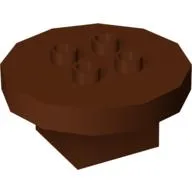 Duplo Table Round 4 x 4 x 1.5 / Reddish Brown