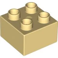 Duplo Brick 2 x 2 / Light Yellow