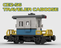 "Traveler" Caboose [Blue]