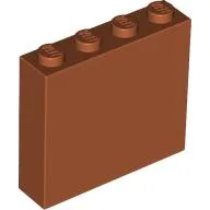 Brick 1 x 4 x 3 / Dark Orange