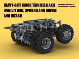 Heavy-Duty Truck Twin Rear Axle with Lift Axle