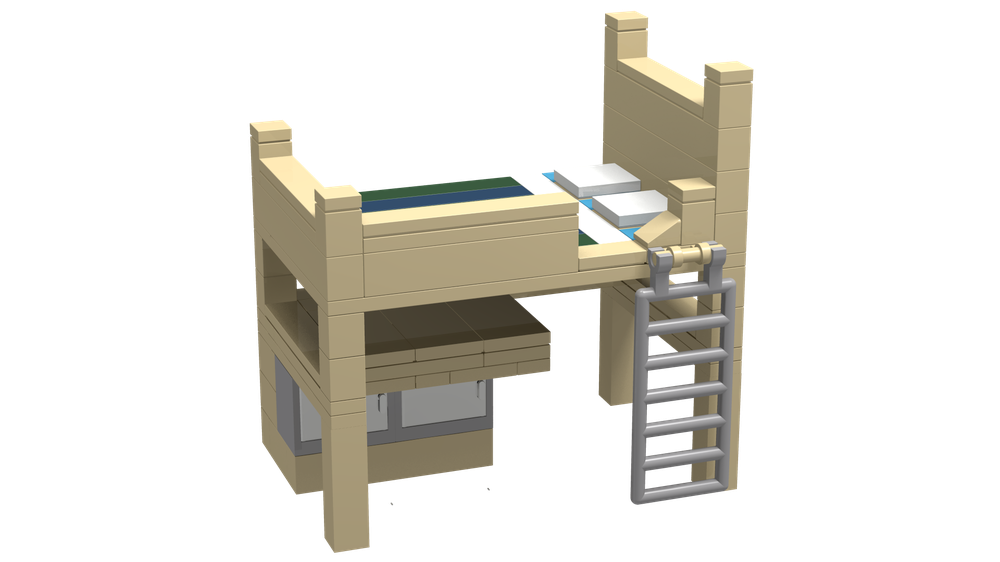 Lego Furniture: Modern Space Saver Bed