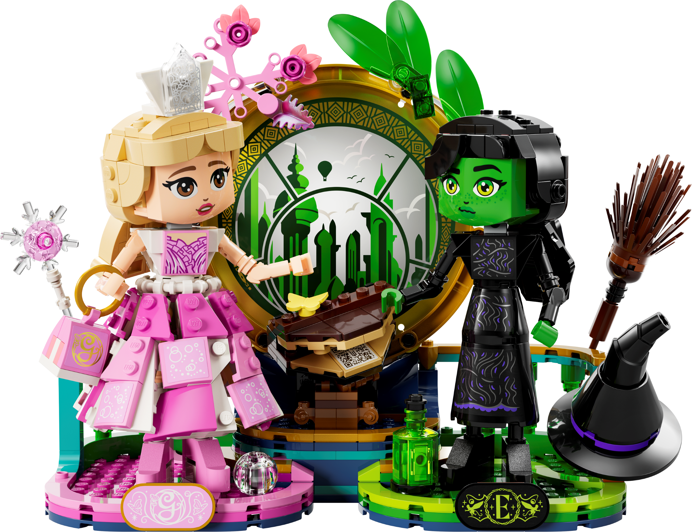 Lego Elphaba & Glinda Figures