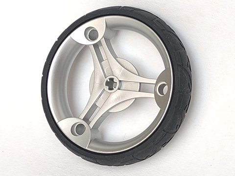 Lego Wheel 70 x 14 mm Futuristic with Black Tire 70 x 14 mm Futuristic (32057 / 32076)