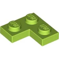 Plate 2 x 2 Corner / Lime