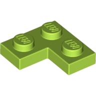 Lego Plate 2 x 2 Corner / Lime