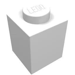 Brick 1 x 1 / White