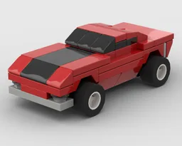 Mini Muscle Car - 4 Stud Wide