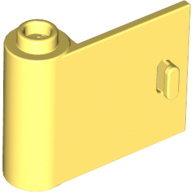 Lego Door 1 x 3 x 2 Left - Open Between Top and Bottom Hinge / Bright Light Yellow