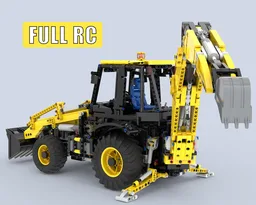 Full RC Backhoe Loader – 2026 LEGO MOC