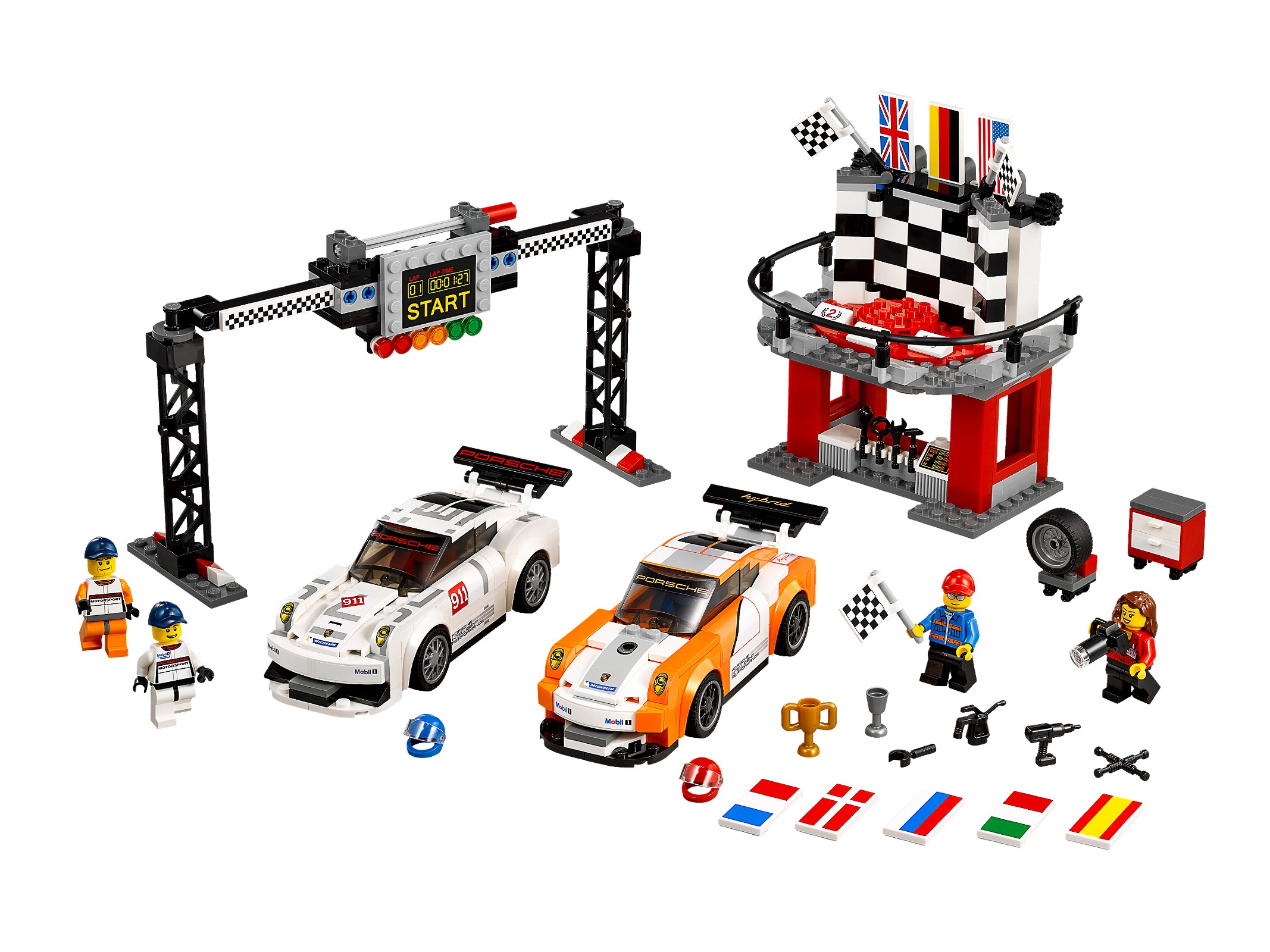 Lego Porsche 911 GT Finish Line