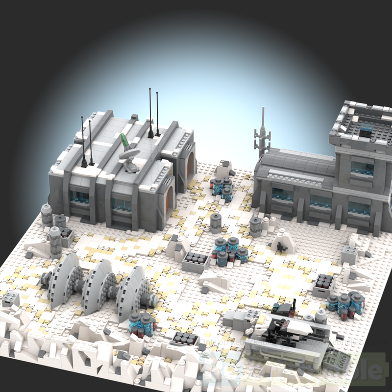 Lego Hoth battle base V2