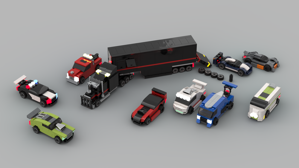 Lego Mega car pack