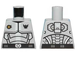 Lego Torso Galaxy Squad Armor with Number 30 on Back Pattern