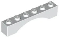 Brick Arch 1 x 6 / White