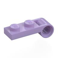 Lego Plate Special 1 x 2 with Pin Hole On Side / Lavender