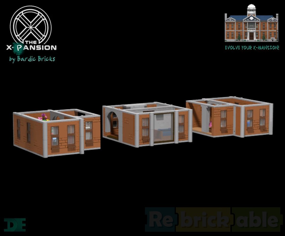 Lego X-Mansion - X-Panded X-Tra Furnished Floor