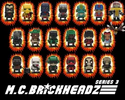 M.C.Brickheadz series 3 bundle