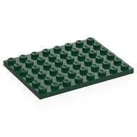 Plate 6 x 8 / Dark Green