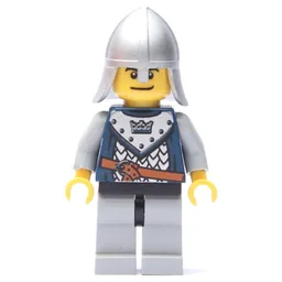 Knight with Scale Mail with Crown, and Helmet