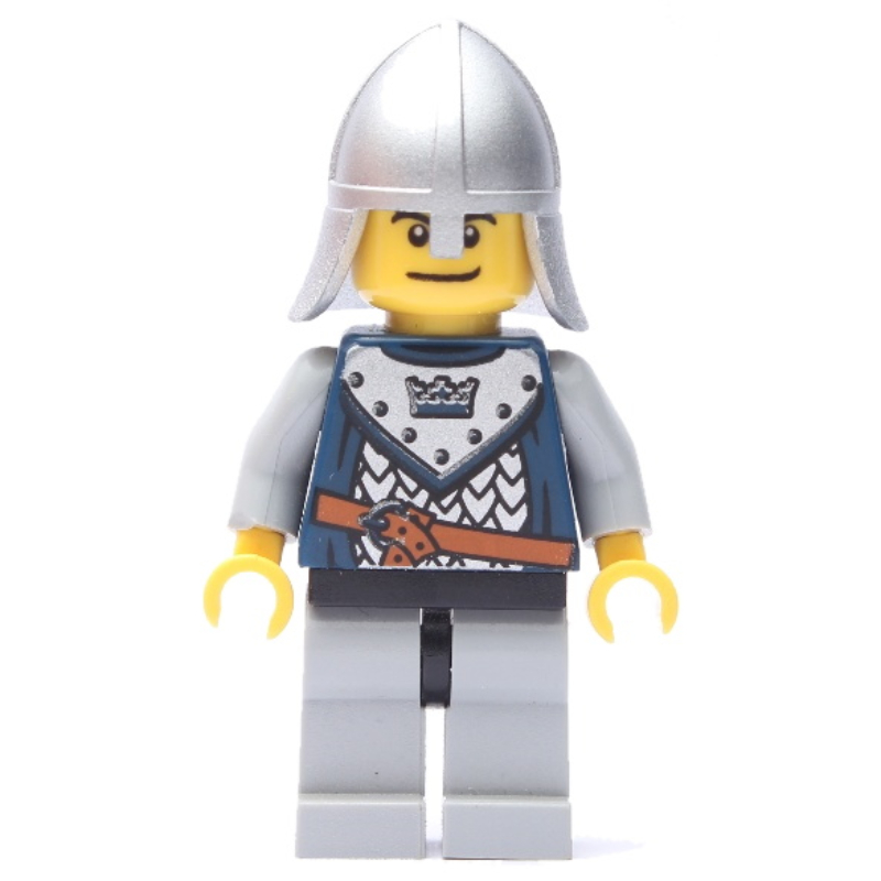 Lego Knight with Scale Mail with Crown, and Helmet