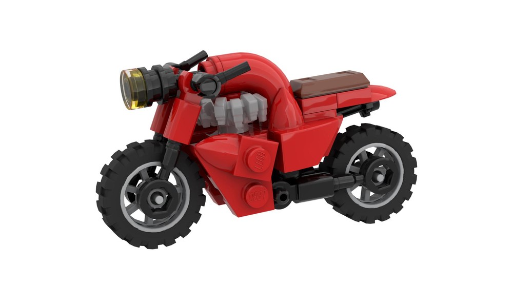 Lego Minifig scale motorcycle