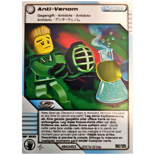 Lego Trading Card, Ninjago Deck #2: 102 - Anti-Venom - International Version / [No Color/Any Color]