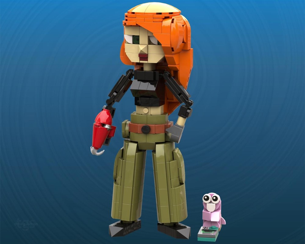 Lego Kim Possible (& Rufus)