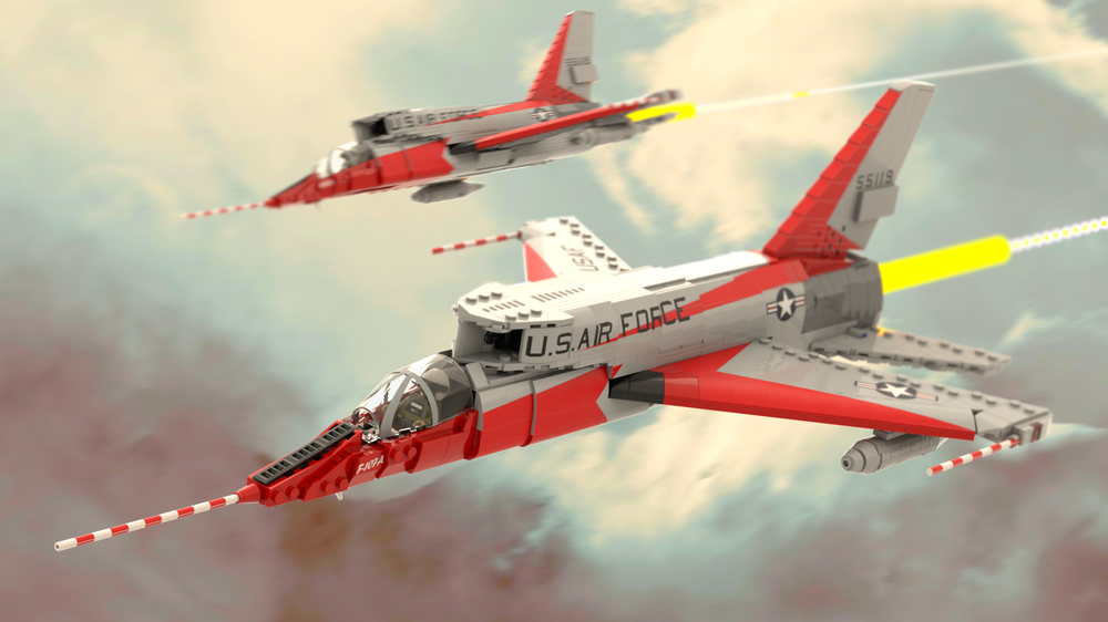 Lego 1:35 Scale F-107 Ultra Sabre