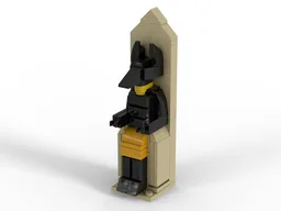 Anubis humanoid statue, upgraded version from set 5988 Temple of Anubis